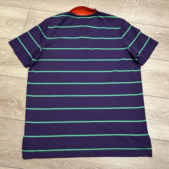 Ralph Lauren RLX Purple Green Golf Polo Shirt Mens XL Preppy Casual Athletic - Picture 8 of 8